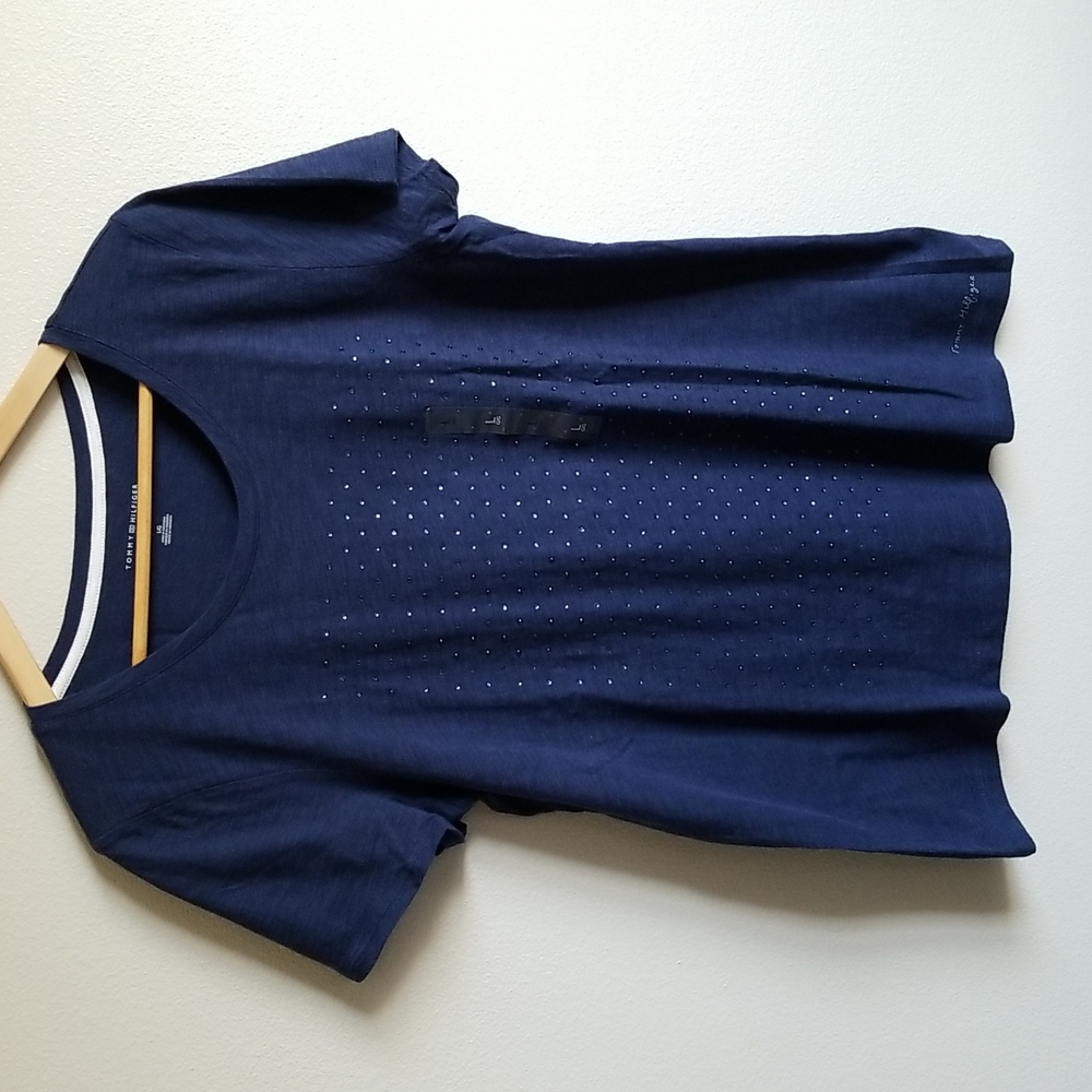 Tommy Hilfiger Relaxed Fit Ladies Tee Sz L